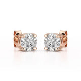 1.38 CT Single Diamond Stud Earrings - Jama Jewels