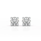 1.38 CT Single Diamond Stud Earrings - Jama Jewels
