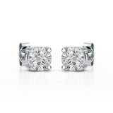 1.38 CT Single Diamond Stud Earrings - Jama Jewels