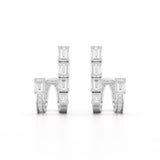 1.53 CT Lab Diamond Emerald Cut Earrings