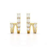 1.53 CT Lab Diamond Emerald Cut Earrings