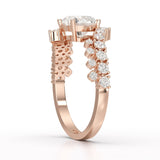 1.57 CT Heart Shaped Lab Diamond Ring
