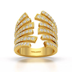 1.58 CT Multi Layer Lab Diamond Ring Jama Jewels