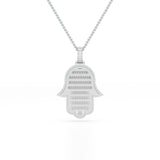 1.5 CT Baguette Straight Cut Lab Diamond Pendant