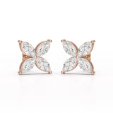 3.2 CT Marquise Cut Lab Diamond Earring and Pendant Set
