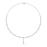 2.57 CT Lab Diamond Drop Necklace