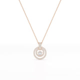 1.6 CT Lab Diamond Round Cut Pendant