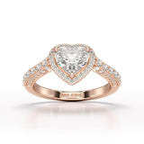 1.73 CT Heart Cut Lab Diamond Engagement Ring - Jama Jewels
