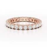 1.75 CT Full Classic Round Lab Diamonds Engagement Ring - Jama Jewels
