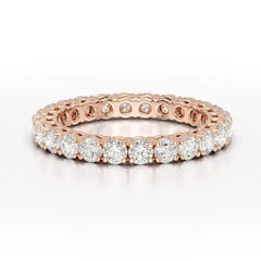 1.75 CT Full Classic Round Lab Diamonds Engagement Ring - Jama Jewels