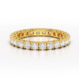 1.75 CT Full Classic Round Lab Diamonds Engagement Ring - Jama Jewels