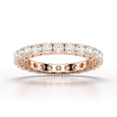 1.75 CT Full Classic Round Lab Diamonds Engagement Ring - Jama Jewels