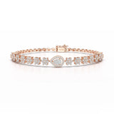 1.78 CT Pear Shape Lab Grown Diamond Bracelet