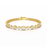 1.7 CT Marquise Cut Diamond Classic Bracelet