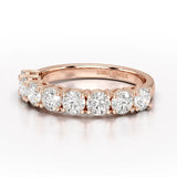 1.84 CT Round Cut Lab Diamonds White Engagement Ring - Jama Jewels