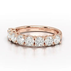 1.84 CT Round Cut Lab Diamonds White Engagement Ring - Jama Jewels