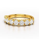 1.84 CT Round Cut Lab Diamonds White Engagement Ring - Jama Jewels