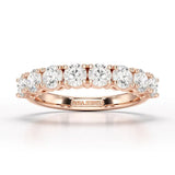 1.84 CT Round Cut Lab Diamonds White Engagement Ring - Jama Jewels