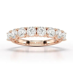 1.84 CT Round Cut Lab Diamonds White Engagement Ring - Jama Jewels