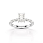 1.88 CT Radiant Cut Lab Diamond Ring Jama Jewels