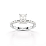 1.88 CT Radiant Cut Lab Diamond Ring