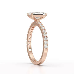 1.88 CT Radiant Cut Lab Diamond Ring Jama Jewels