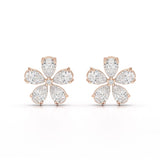 1.82 CT Lab Diamond Pear Cut Stud Earrings