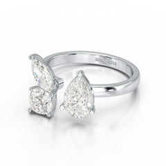 1.8 CT Lab Diamond Multi Shape Ring