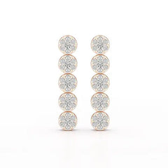 1.92 CT Diamond Designed Wedding Earrings - Jama Jewels