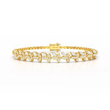 1.95 CT Marquise Cut Diamond Lab Created Bracelet