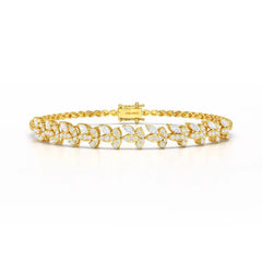 1.95 CT Marquise Cut Diamond Lab Created Bracelet