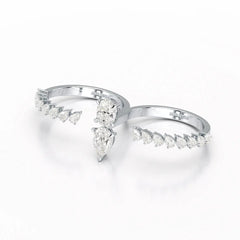 1.98 CT Lab Diamond Pear Cut Ring