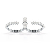 1.98 CT Lab Diamond Pear Cut Ring