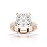 11.4 CT Lab Diamond Cushion Cut Ring