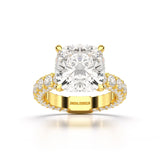 11.4 CT Lab Diamond Cushion Cut Ring