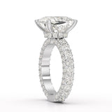 11.4 CT Lab Diamond Cushion Cut Ring