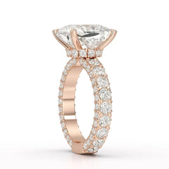 11 CT Lab Diamond Cushion Cut Ring Jama Jewels