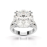 12.72 CT Round Cut Solitaire Lab Diamond Ring