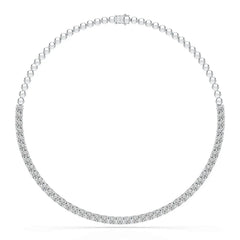 15.86 CT Round Brilliant Riviere Lab Diamond Necklace