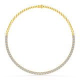 15.86 CT Round Brilliant Riviere Lab Diamond Necklace