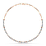 15.86 CT Round Brilliant Riviere Lab Diamond Necklace