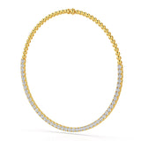 15.86 CT Round Brilliant Riviere Lab Diamond Necklace