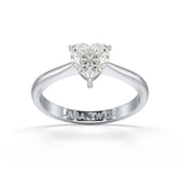 1 Ct Heart Shaped Solitaire Lab Diamond Ring