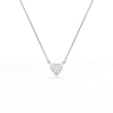 1 Ct Lab Grown Diamond Heart Pendant