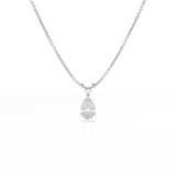 1 Carat Pear Shape Lab Diamond Pendant
