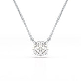 1 Carat Round Solitaire Lab Grown Diamond Pendant