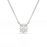 1 Carat Round Solitaire Lab Grown Diamond Pendant