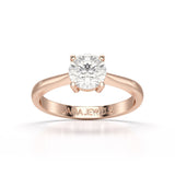1 CT Round Cut Solitaire Lab Diamond Ring