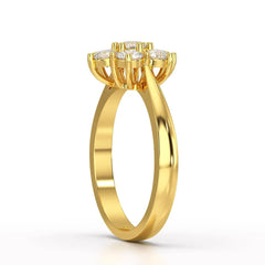 1 Carat Round Cut Lab Diamond Ring Jama Jewels