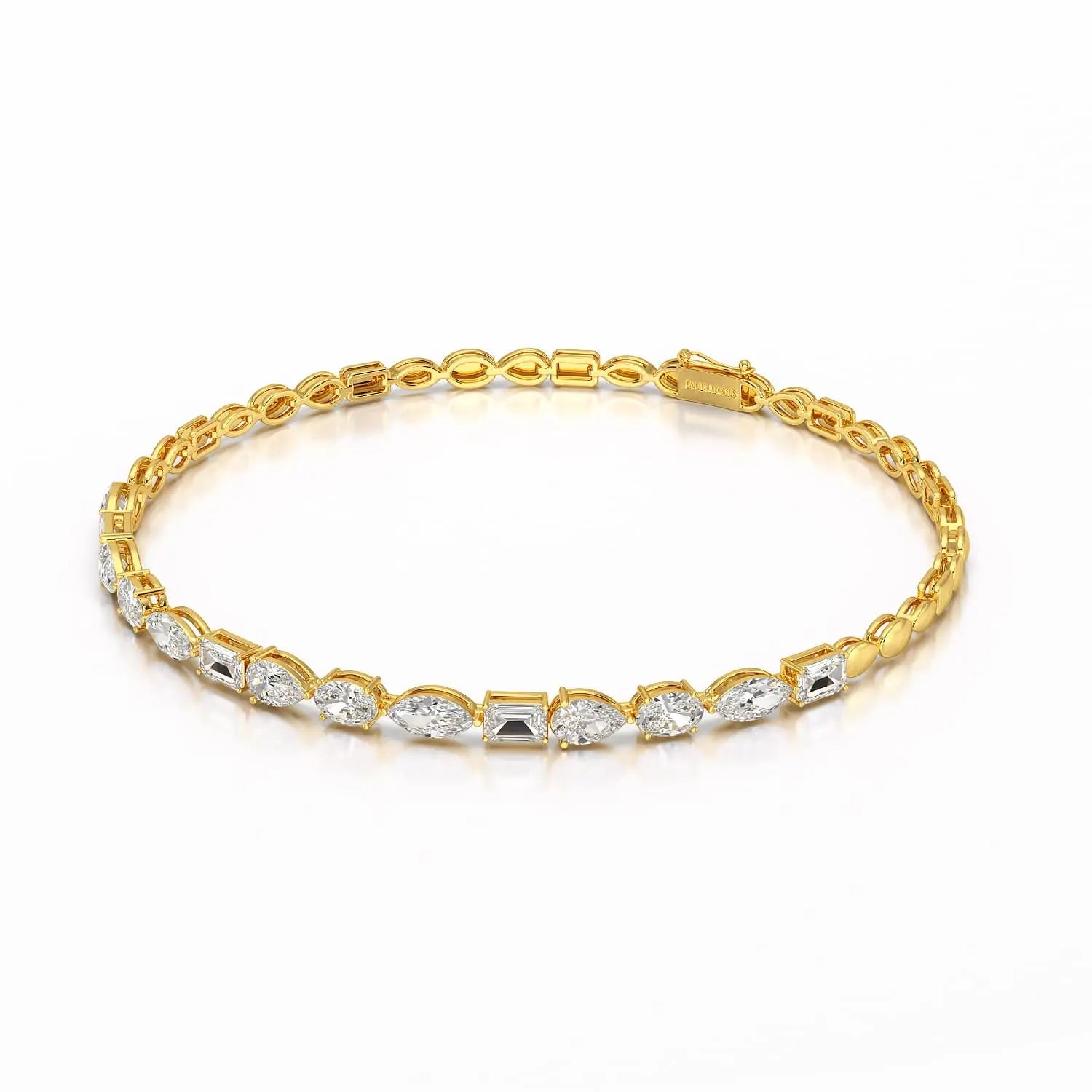 2.23 CT Multi Shape Simple Wear Bracelet